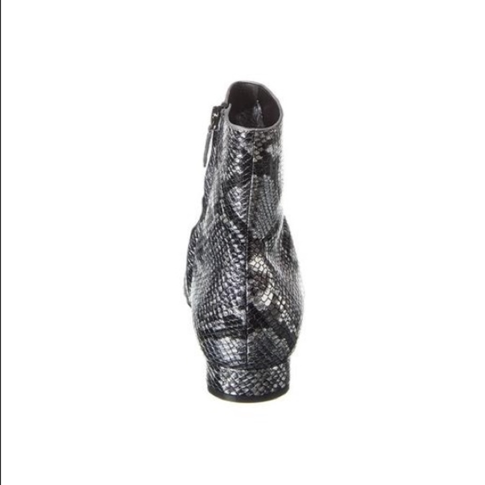 Balenciaga Oval Leather Python Booties - Picture 4 of 9